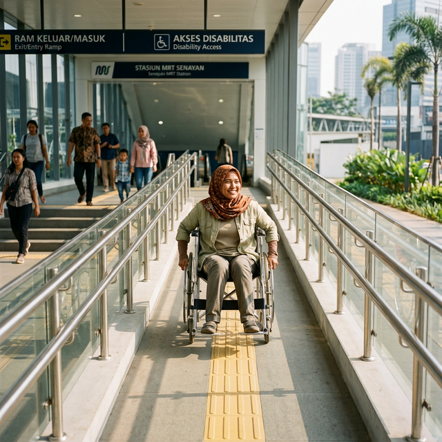 Pemerintah Tingkatkan Aksesibilitas Fasilitas Publik untuk Difabel di Jakarta