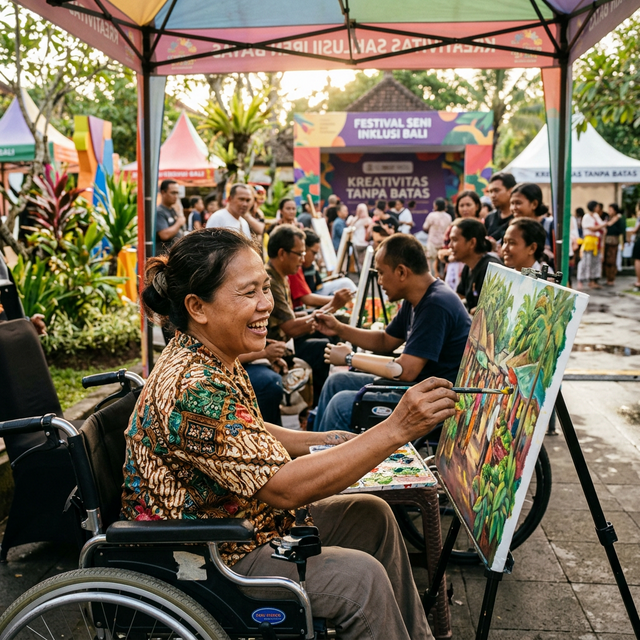 Festival Seni Inklusif: Merayakan Bakat Seniman Difabel Nusantara